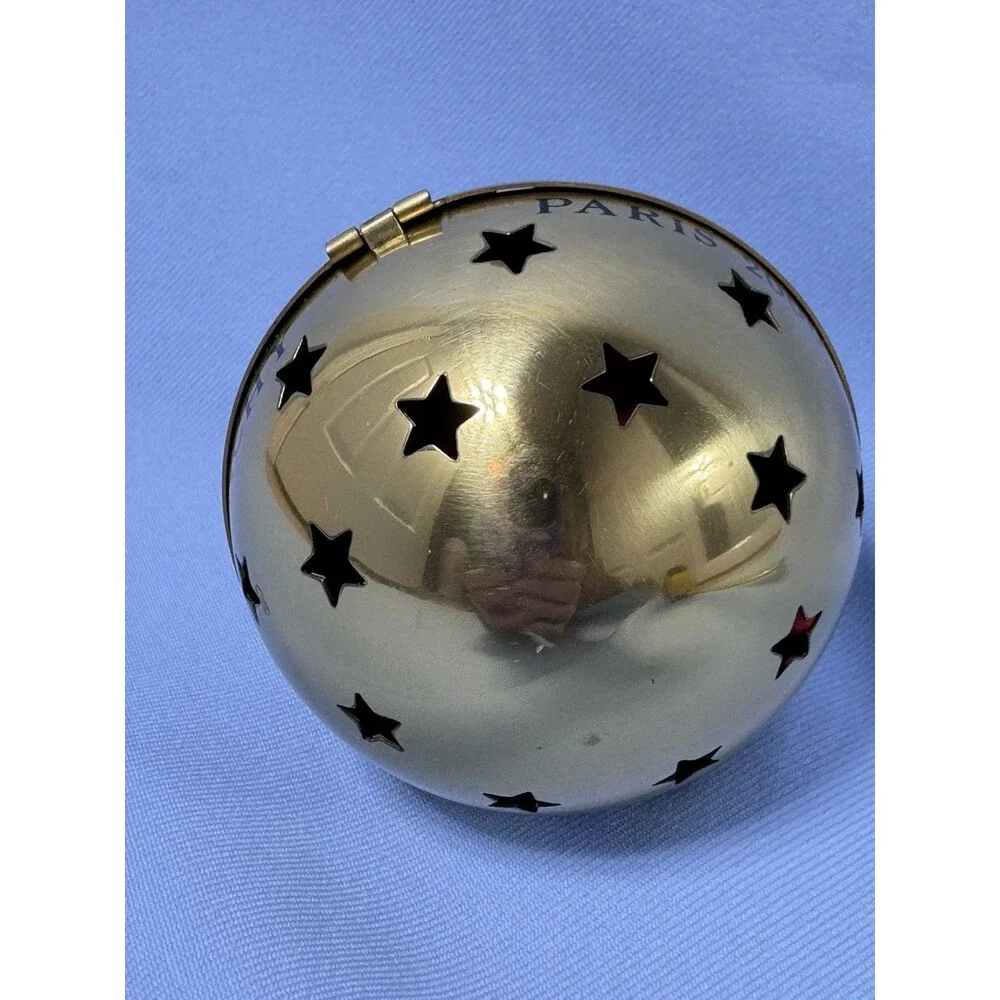 2000 GIVENCHY PARIS EIFFEL TOWER Christmas Ornament POTPOURRI Pot 4.5
